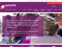 Tablet Screenshot of cymorthcymru.org.uk